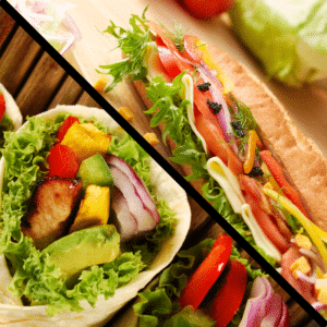 Menu Wrap et Sandwich à composer