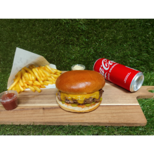 Menu Giant cheeseburger